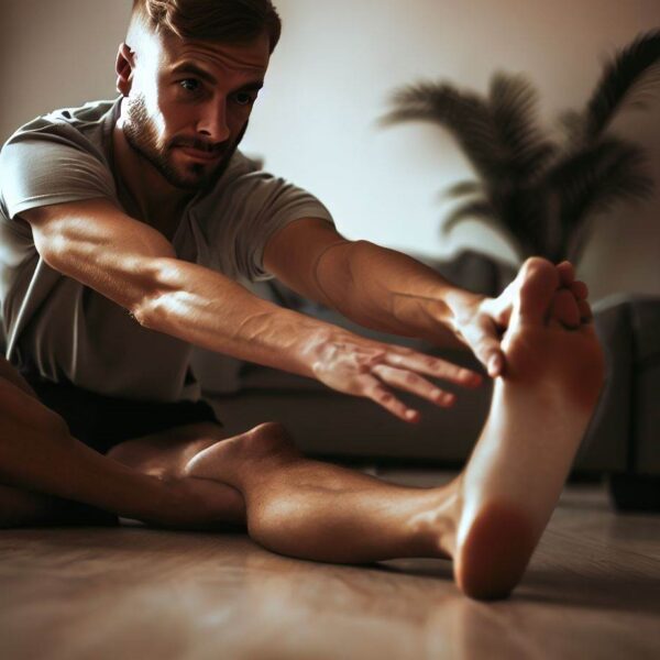Rozciąganie mięśni nóg