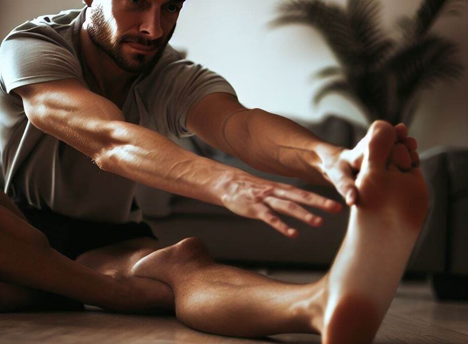 Rozciąganie mięśni nóg